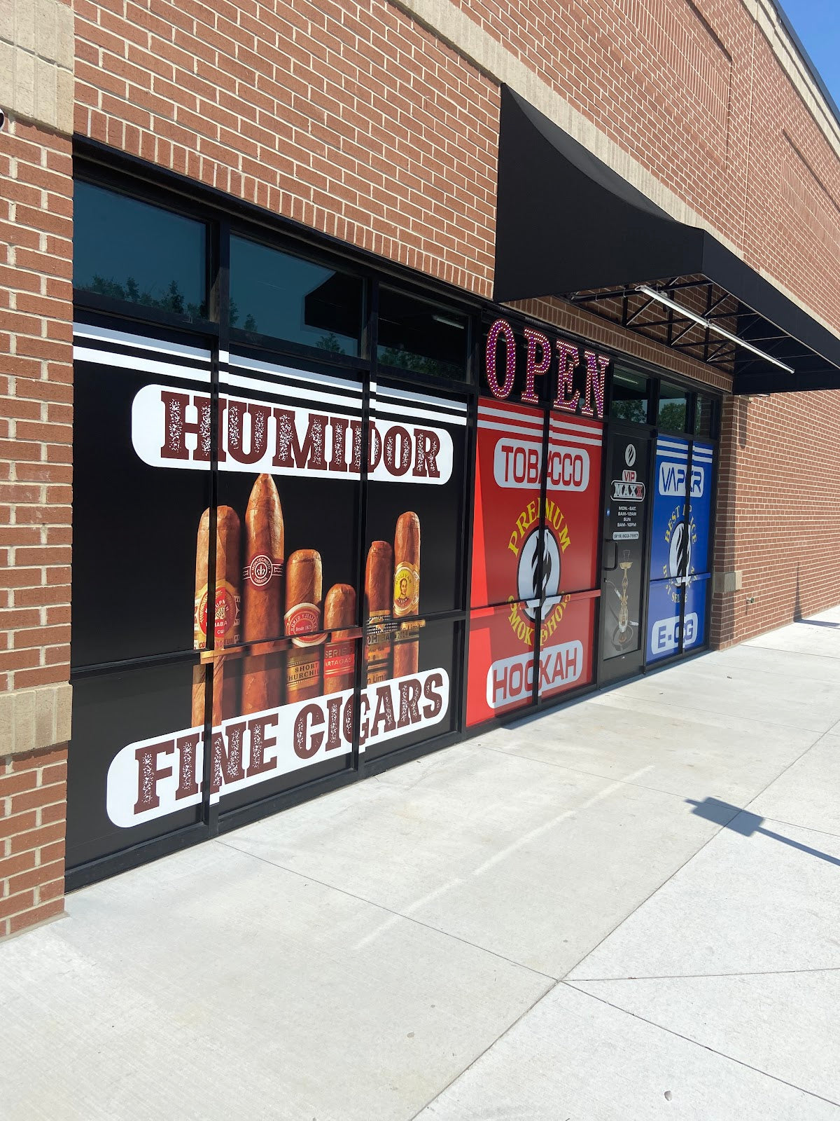 VIP MAXX TOBACCO & VAPOR storefront in Raleigh, NC