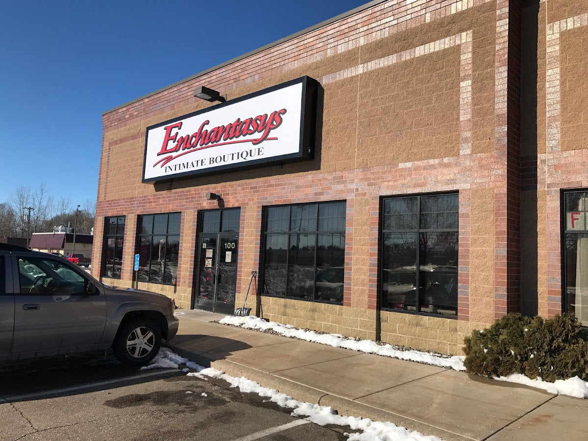 Enchantasys Lingerie & More Intimate Boutique storefront in Ramsey, MN