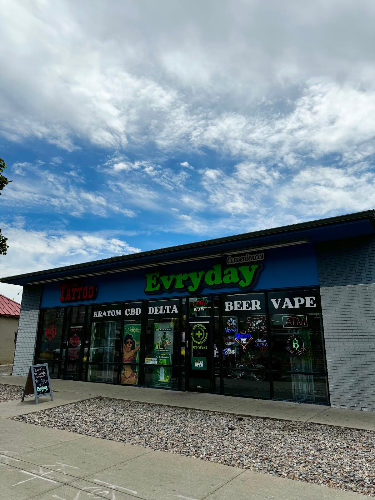 Evryday Conveniences Smoke + Vape storefront in Salt Lake City, UT