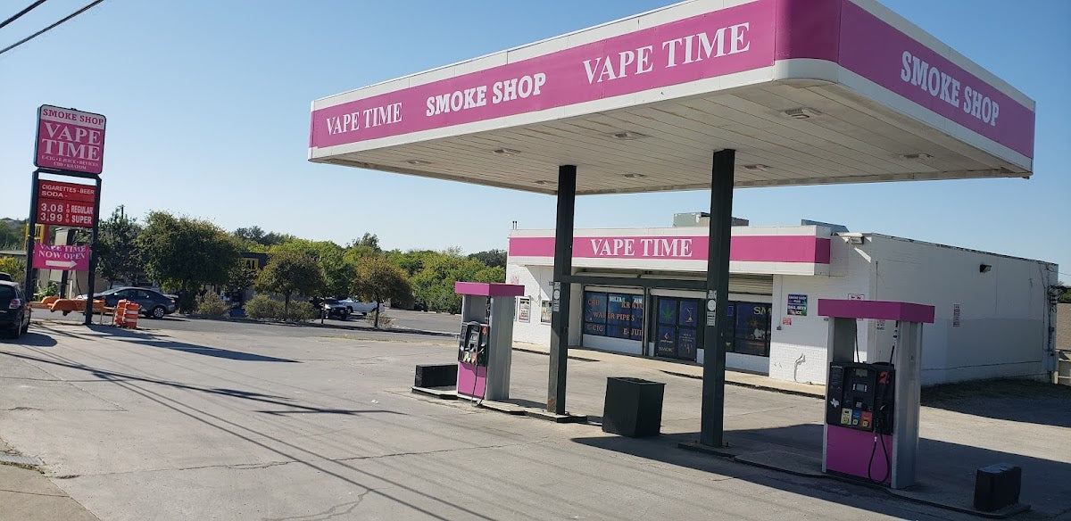 VAPE TIME storefront in San Antonio, TX