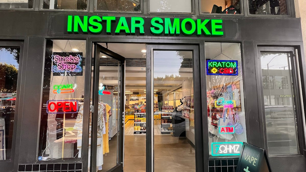 Instar Smoke storefront in Santa Monica, CA