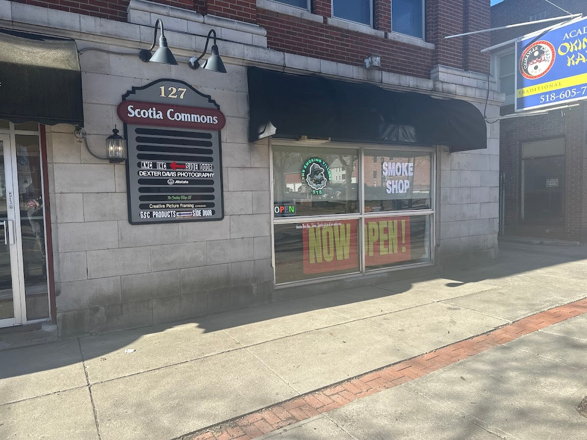 The Smoking Village 518 storefront in Scotia, NY