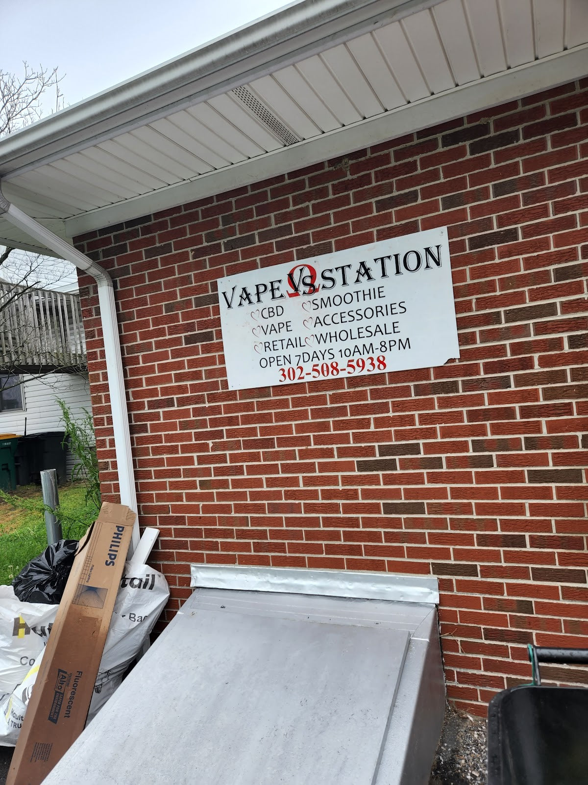 Vape + CBD Station storefront in Smyrna, DE