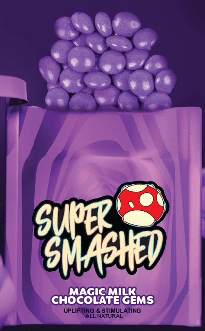 Super Smashed Entheogenic Milk Chocolate Gems — 40 Servings (5 g total - 0.125 g per gem) - FireBar Labs - 