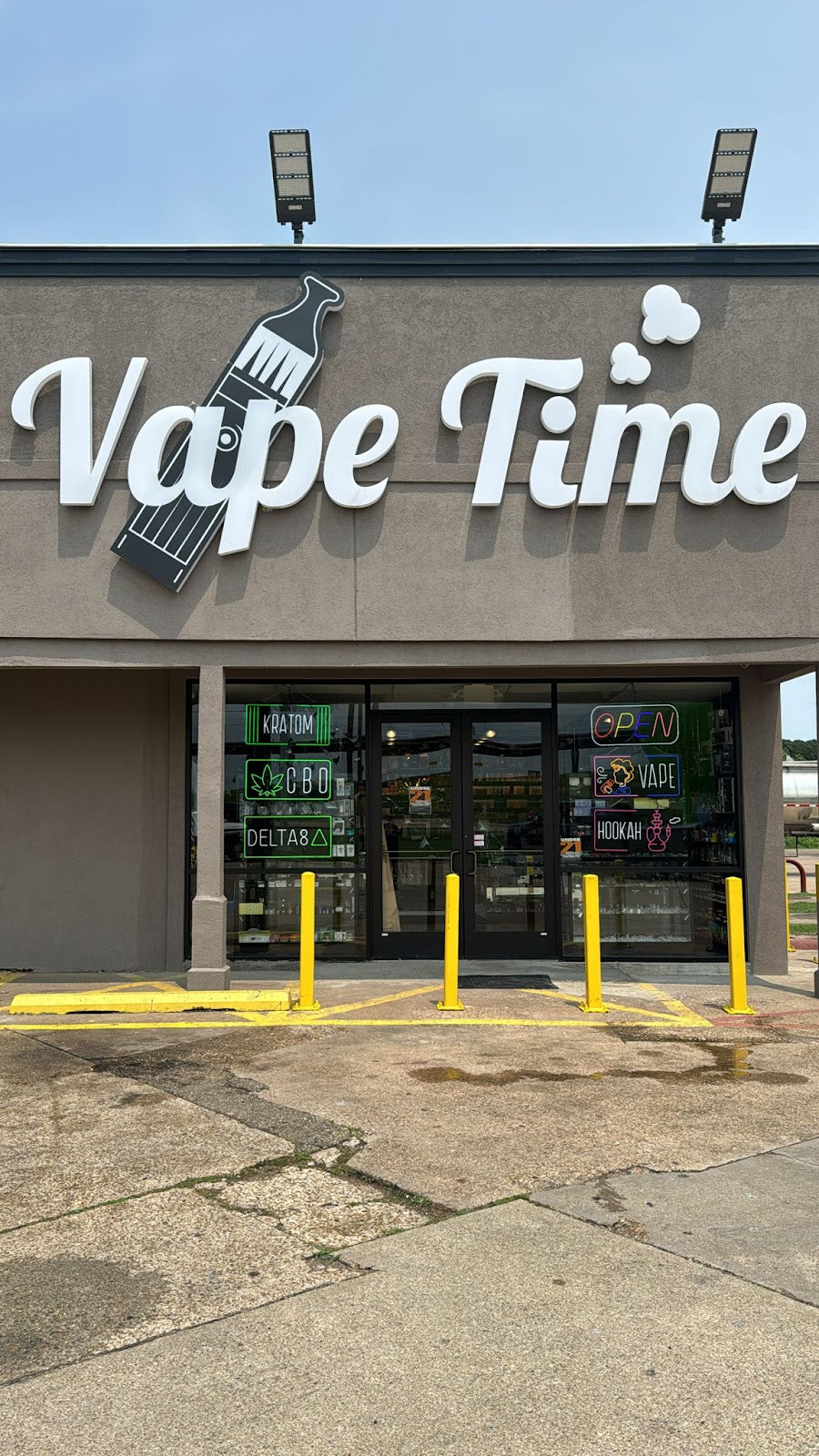 Vape Time storefront in Texarkana, TX