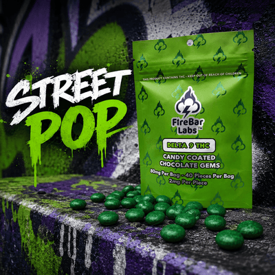 THC Infused Candy-Coated Chocolate Diamonds - FireBar Labs -