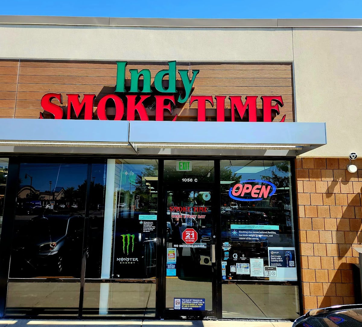 Indy Smoke Time storefront in West Lafayette, IN